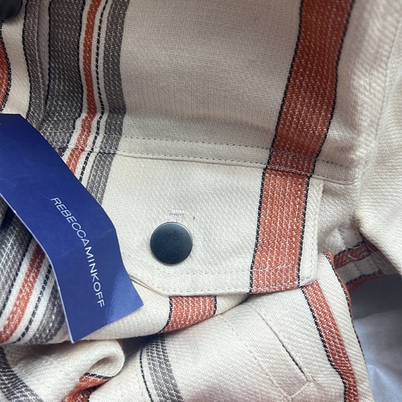 🛍️🌸🌈NWT Rebecca Minkoff, Charlie crop linen blend🌈🌸🛍️ coming soon - Picture 11 of 12